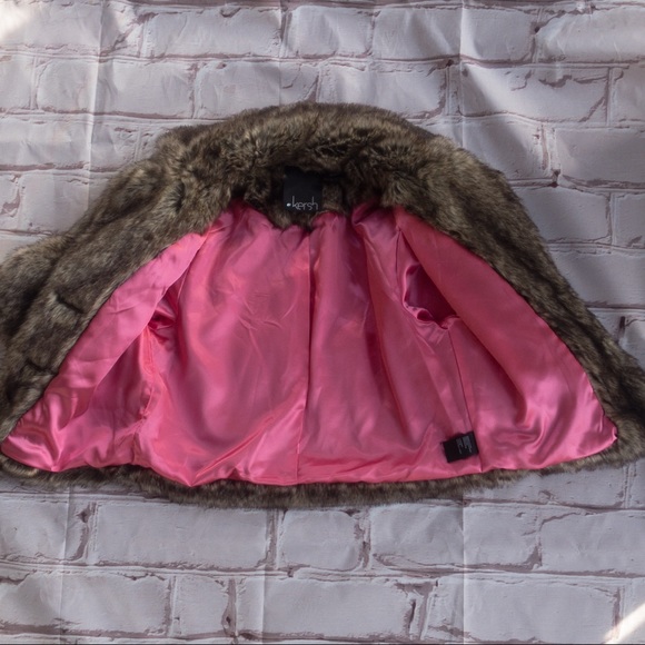 KERSH Faux Fur Women's Jacket with 3/4 Sleeves Size Small - Picture 11 of 16